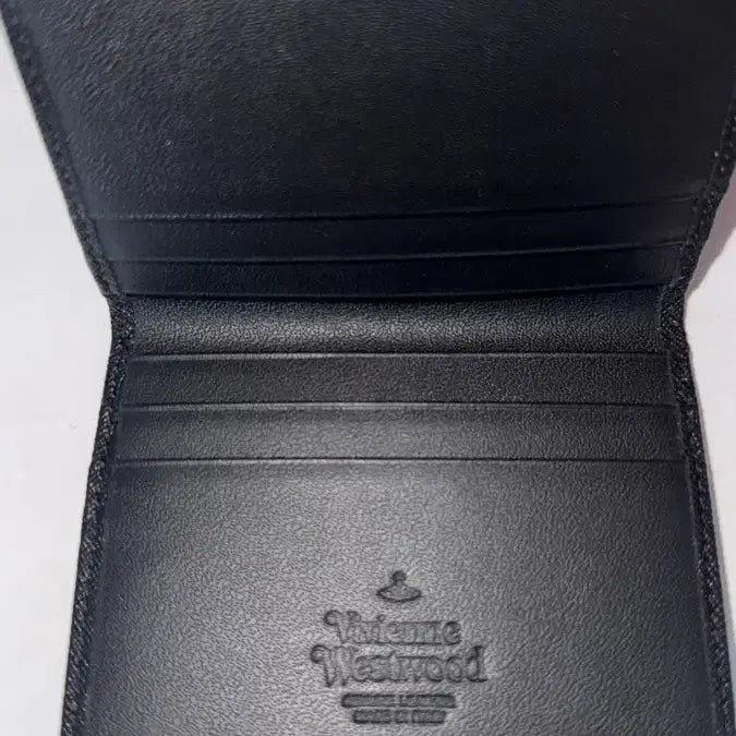 [BUNJANG] Vivienne Westwood Black Card Wallet / 비비안웨스트우드 블랙 카드지갑