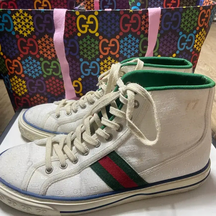 [BUNJANG] Gucci 1977 Tennis Sneakers UK7 / 구찌 1977 스니커스 테니스화 UK7 260