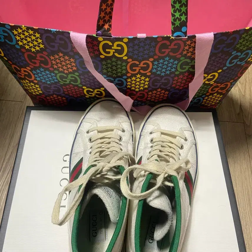 [BUNJANG] Gucci 1977 Tennis Sneakers UK7 / 구찌 1977 스니커스 테니스화 UK7 260