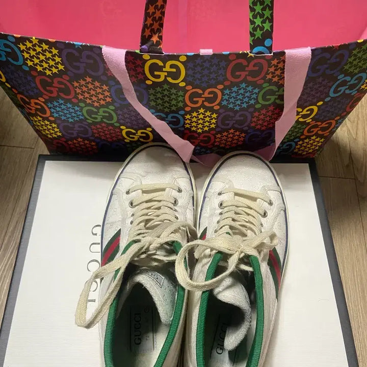 [BUNJANG] Gucci 1977 Tennis Sneakers UK7 / 구찌 1977 스니커스 테니스화 UK7 260