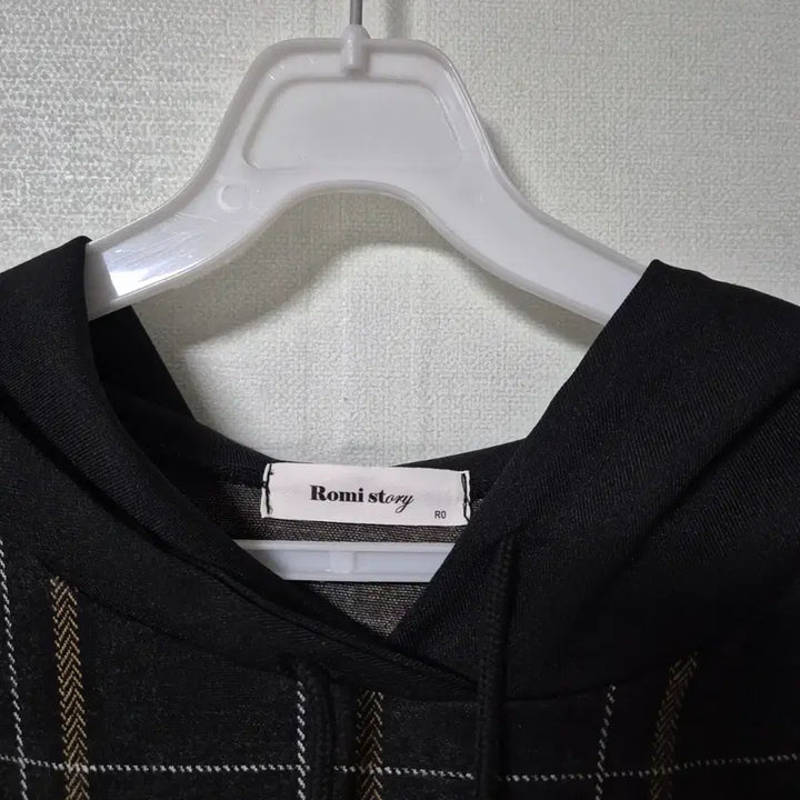 [BUNJANG] Romistory Checkered Hooded Long Dress / 로미스토리 체크 후드 롱 원피스