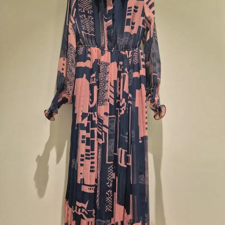 [BUNJANG] Imported Pleated Long Dress / 수입 플리츠 롱 원피스