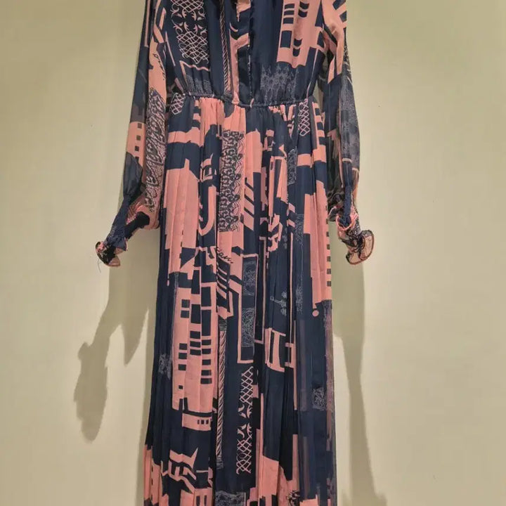 [BUNJANG] Imported Pleated Long Dress / 수입 플리츠 롱 원피스
