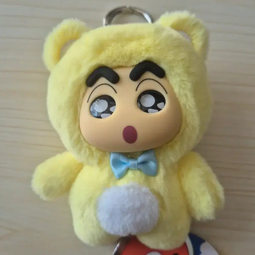 [BUNJANG] Jjangbubu Crayon Shin-chan Bear Plush Keyring / 짱부부