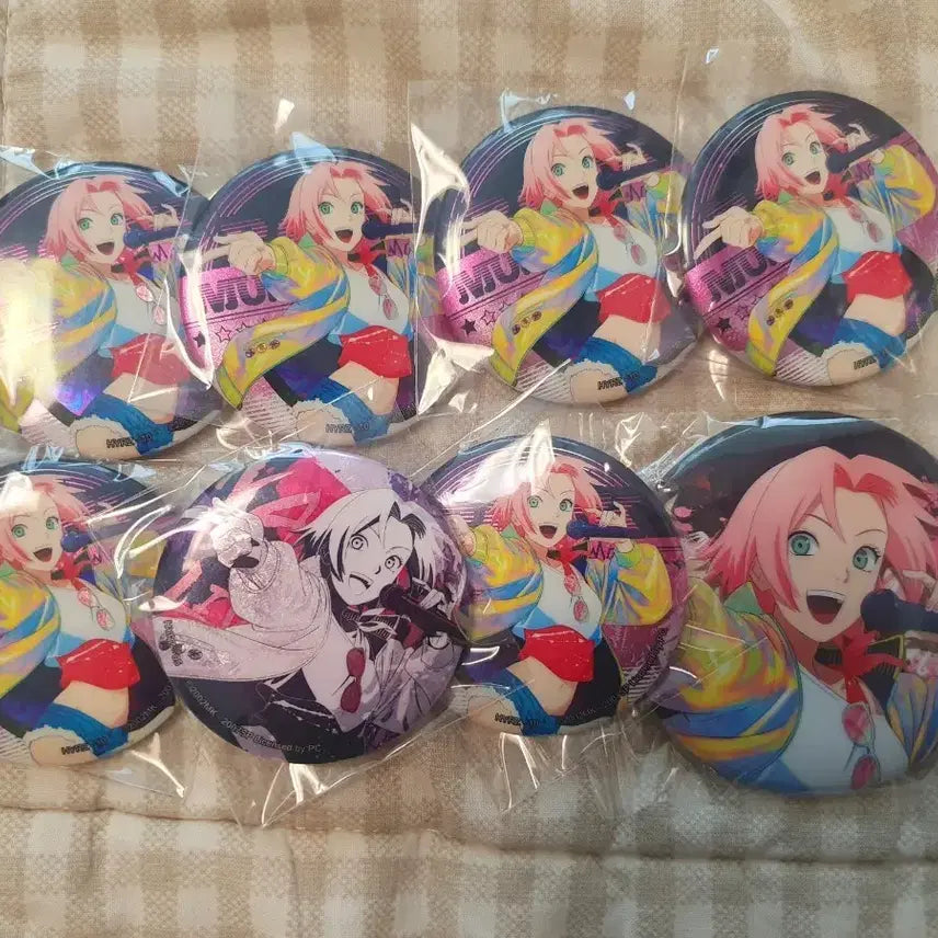 [BUNJANG] Naruto The Live Sakura Badge Bundle Set / 나루토 the live 더 라이브 사쿠라 뱃지 일괄 판매