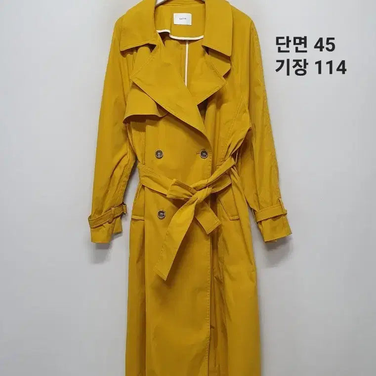 [BUNJANG] Satin Trench Coat / 샤틴 트렌치코트