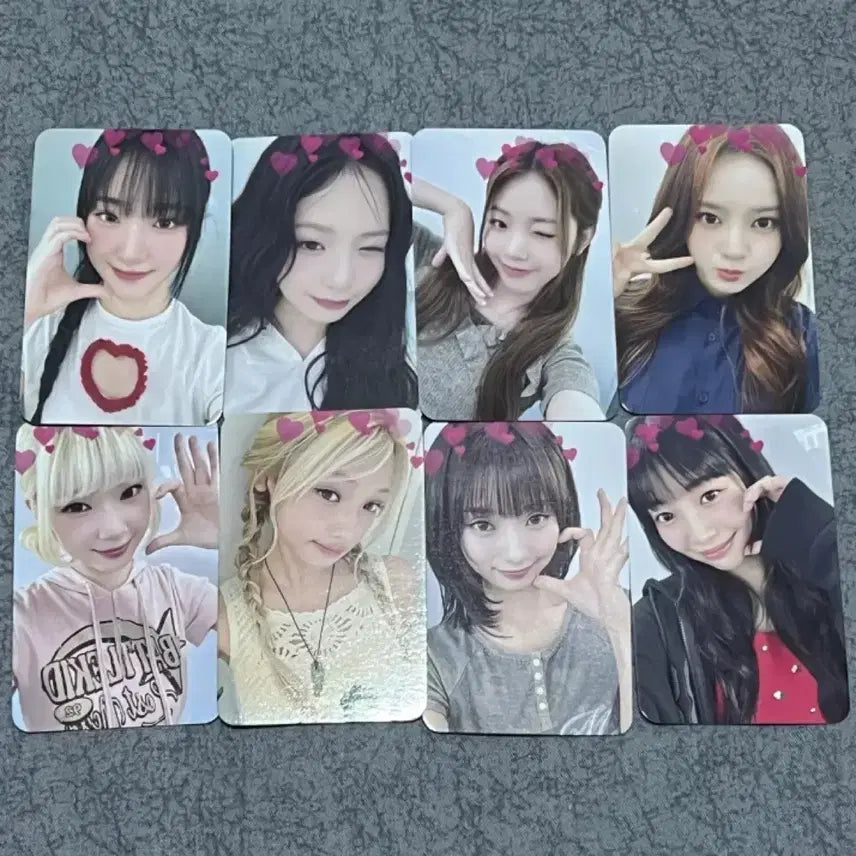 [BUNJANG] UNIS POB Sealed Photocard Set / 유니스 UNIS 포카 특전 미공포 세트 하트