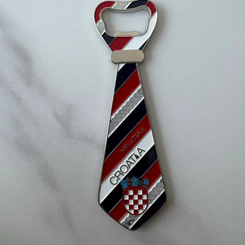 [BUNJANG] Croatia Necktie Bottle Opener Magnet / 크로아티아 넥타이 병따개 마그넷
