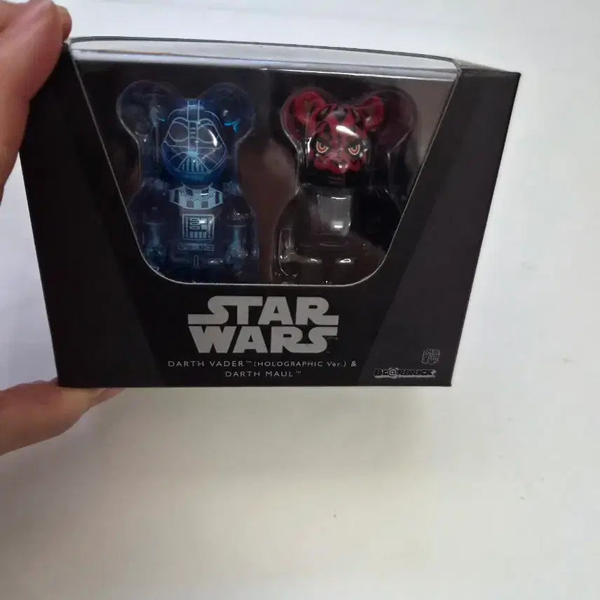 [BUNJANG] Bearbrick Star Wars Darth Vader &amp; Darth Maul Set / 베어브릭 스타워즈 다스베이더 다스몰 2개 세트