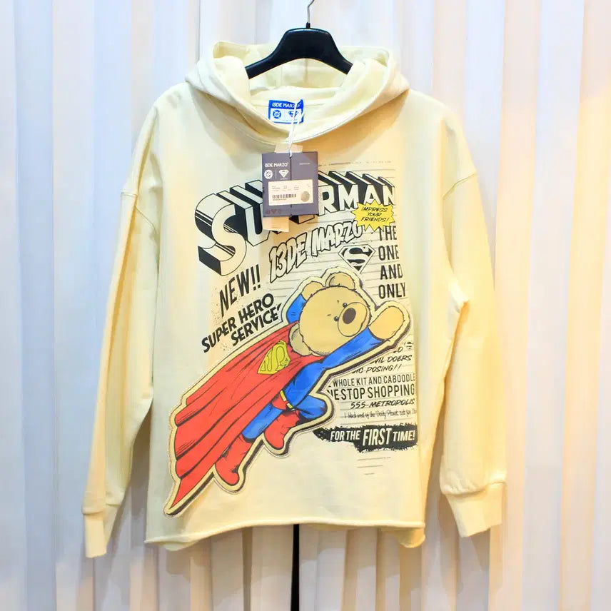 [BUNJANG] M March 13 Oversized 3D Bear Hoodie / 새상품 M 13 de marzo 오버핏 입체곰돌이 후드티 b366