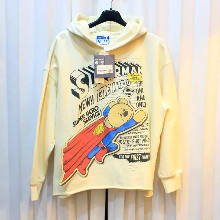[BUNJANG] M March 13 Oversized 3D Bear Hoodie / 새상품 M 13 de marzo 오버핏 입체곰돌이 후드티 b366