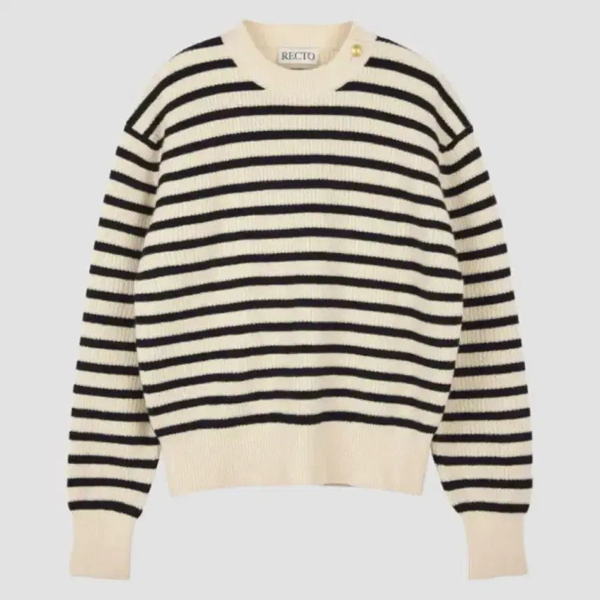 [BUNJANG] RECTO Stripe Knit M Size / 23fw 렉토 스트라이프 니트 m 사이즈 팝니다.