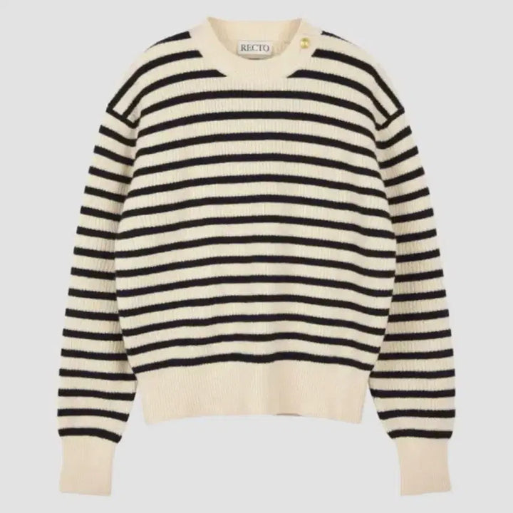 [BUNJANG] RECTO Stripe Knit M Size / 23fw 렉토 스트라이프 니트 m 사이즈 팝니다.