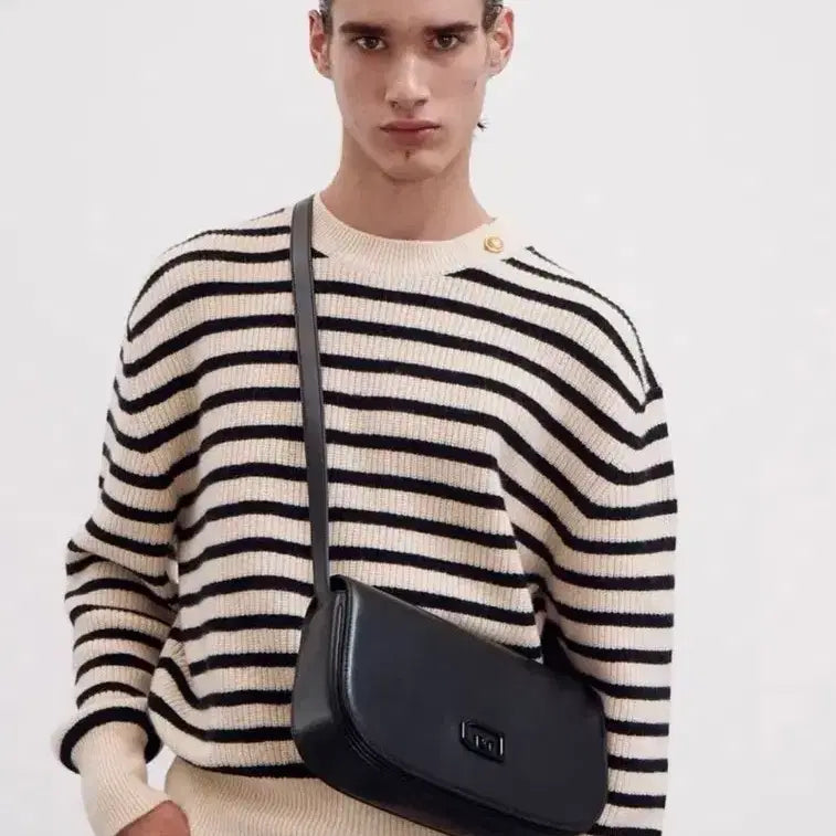 [BUNJANG] RECTO Stripe Knit M Size / 23fw 렉토 스트라이프 니트 m 사이즈 팝니다.