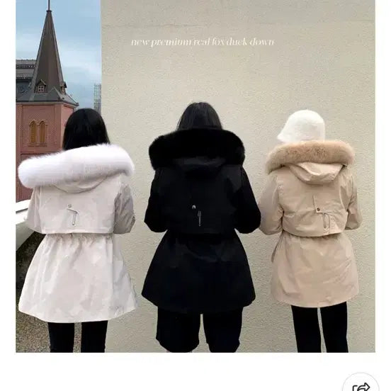 [BUNJANG] Demeory Real Fox Duck Down Padding Jacket / 광주별 자체제작 리얼폭스 덕다운 패딩 정가 30 드메리 르안 로제드유