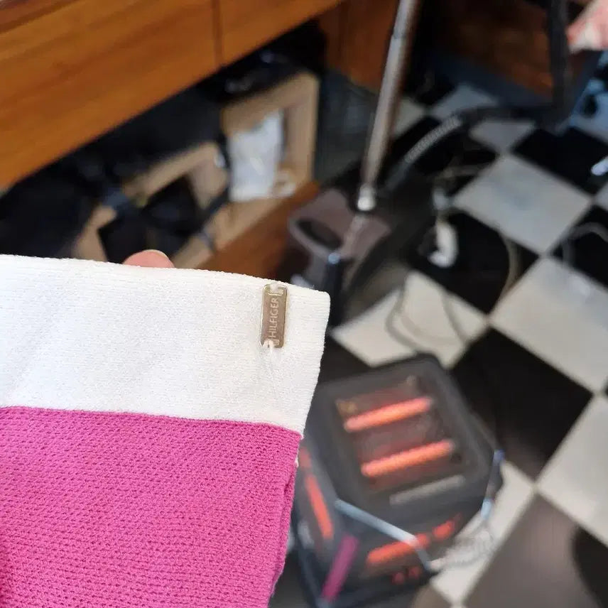 [BUNJANG] Tommy Hilfiger Color Block Knit Sweater / 타미힐피거 컬러블록 니트