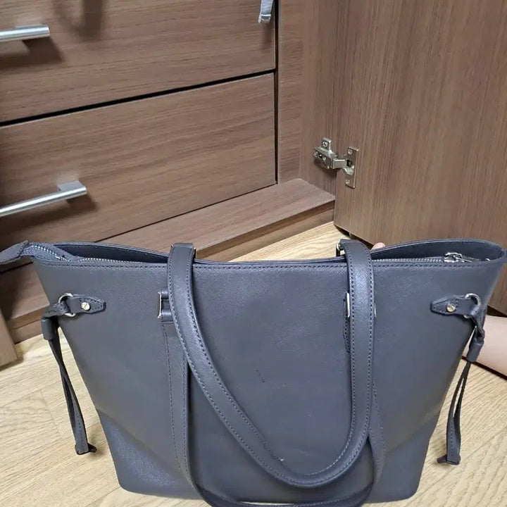 [BUNJANG] Lovecat Tote Bag with Handmade Keyring / 러브캣 가방