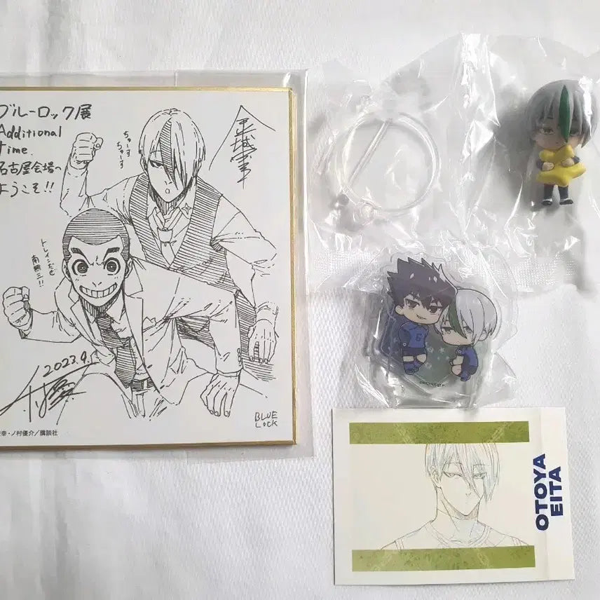 [BUNJANG] Blue Lock Otoya Karasu Set of Goods / 블루록 일괄 오토야 카라스 가챠 원화전 색지 파샤 듀오코레
