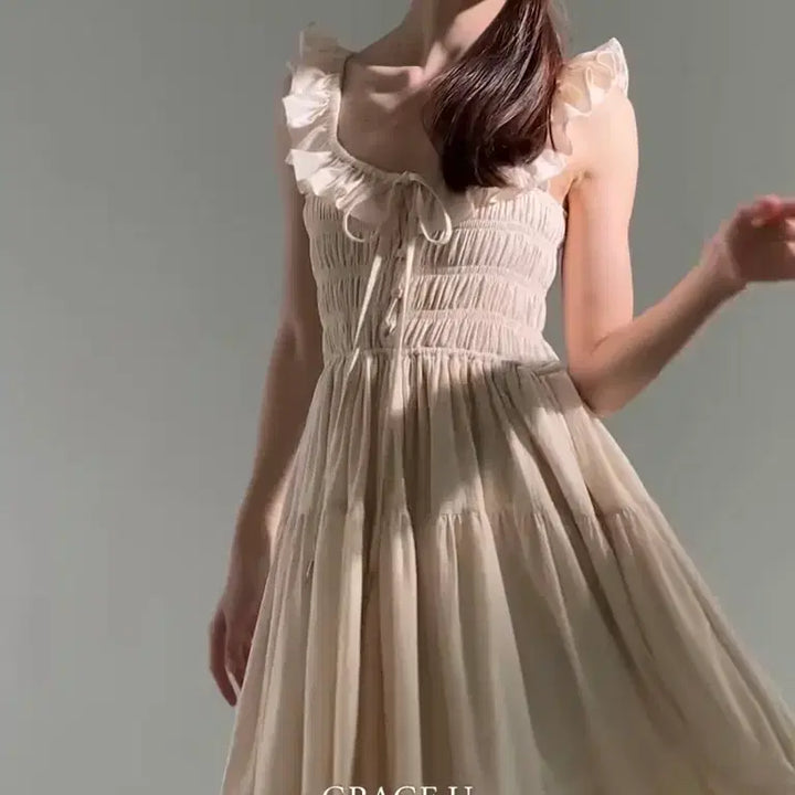[BUNJANG] Grace You Riana Frill Dress / 그레이스유 리아나 프릴원피스 판매
