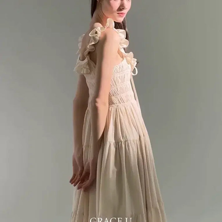[BUNJANG] Grace You Riana Frill Dress / 그레이스유 리아나 프릴원피스 판매