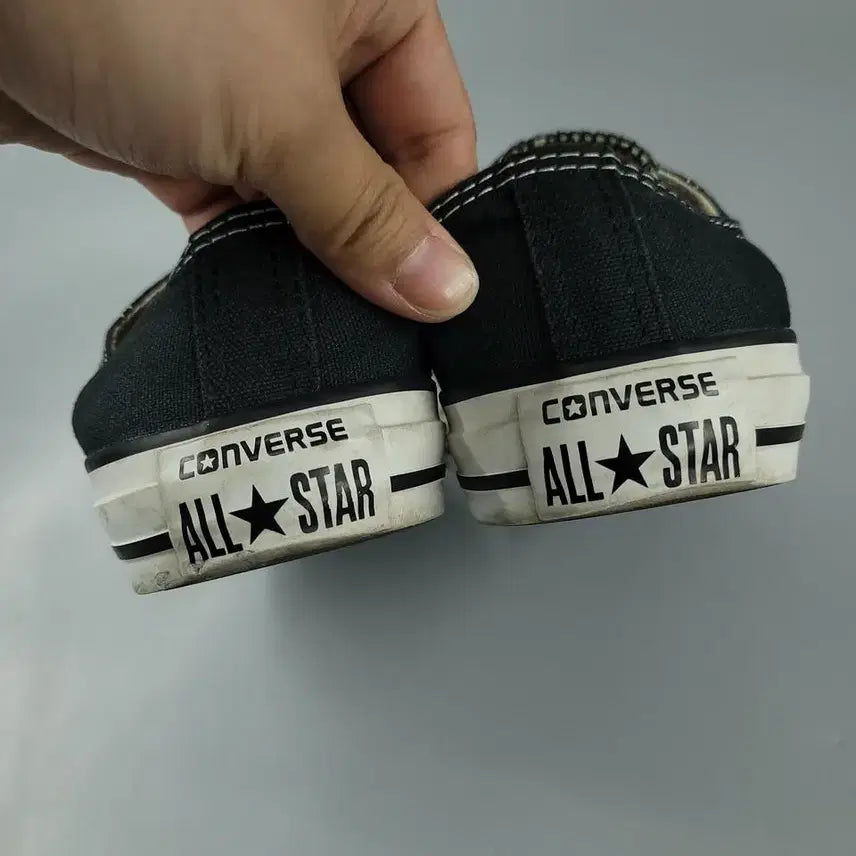 [BUNJANG] Converse Chuck Taylor All Star Classic Black Canvas Sneakers / 컨버스 척테일러 올스타 클래식 블랙 M9166C 캔버스 단화 스니커즈 운