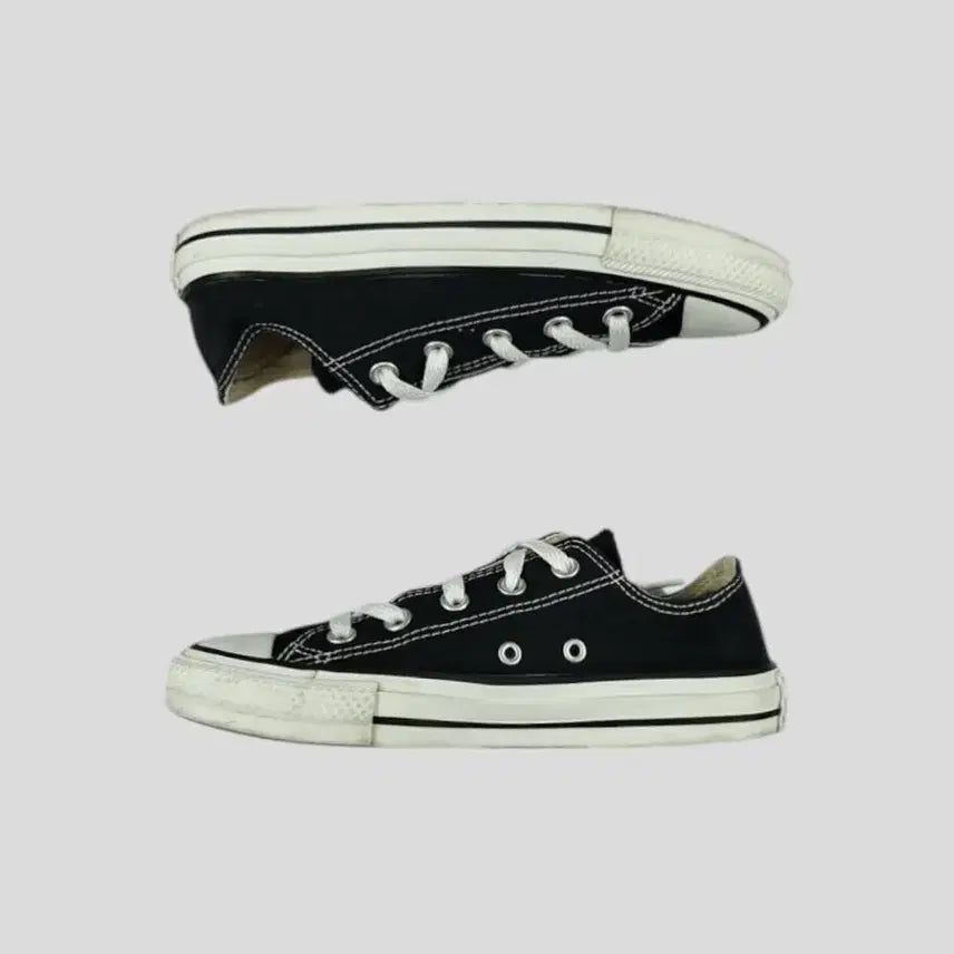 [BUNJANG] Converse Chuck Taylor All Star Classic Black Canvas Sneakers / 컨버스 척테일러 올스타 클래식 블랙 M9166C 캔버스 단화 스니커즈 운