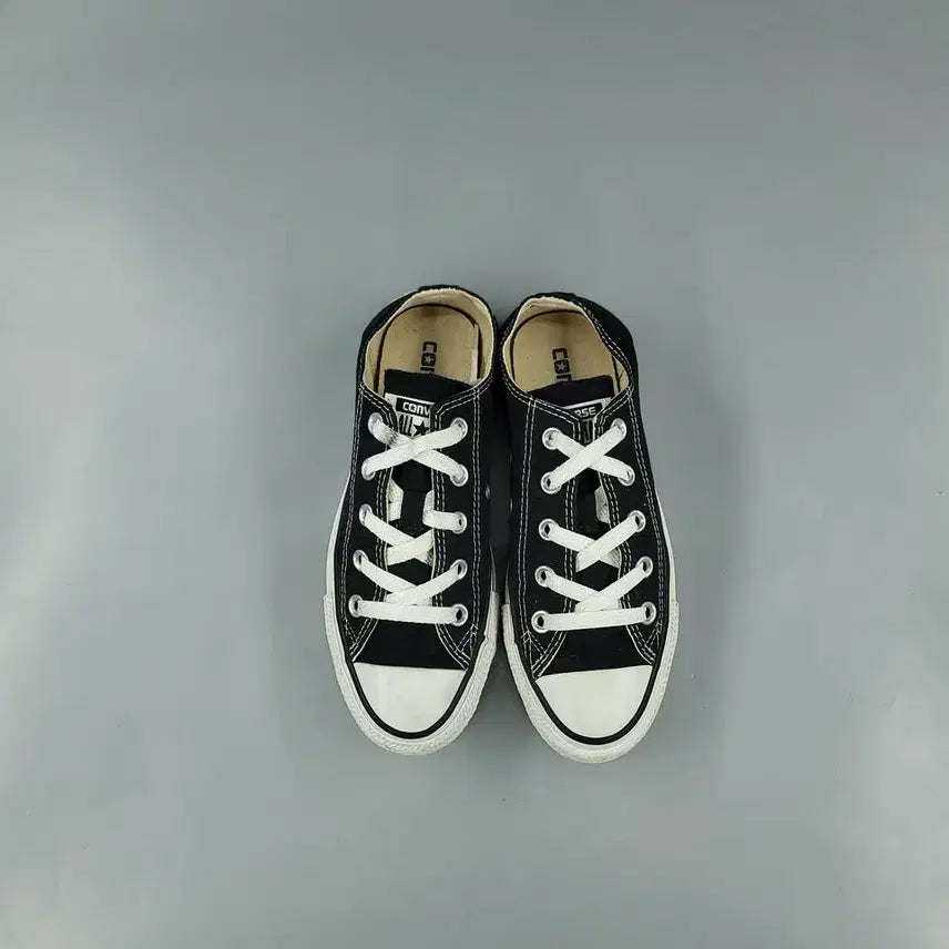 [BUNJANG] Converse Chuck Taylor All Star Classic Black Canvas Sneakers / 컨버스 척테일러 올스타 클래식 블랙 M9166C 캔버스 단화 스니커즈 운
