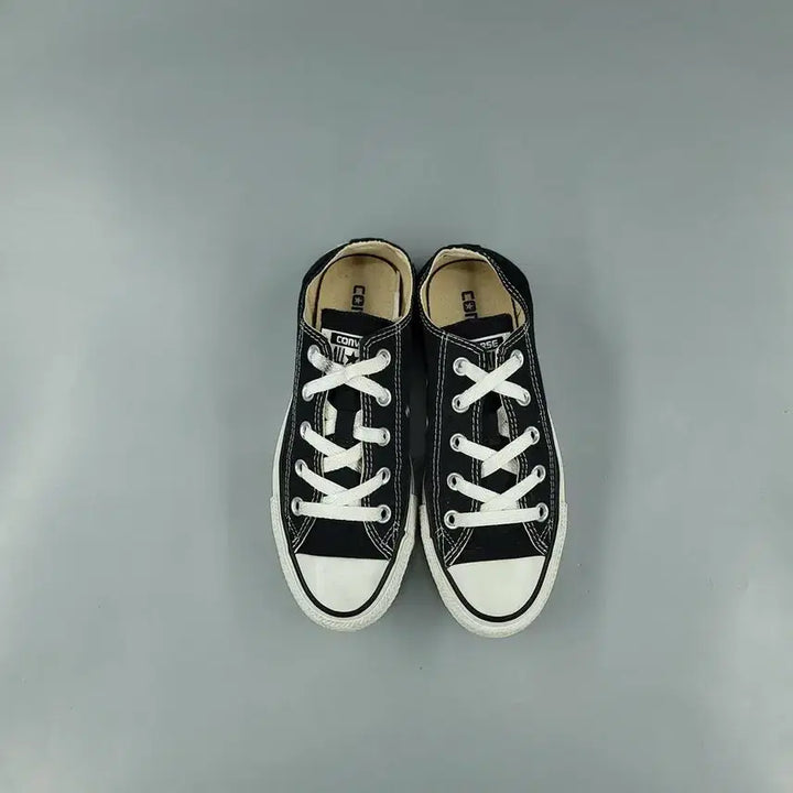 [BUNJANG] Converse Chuck Taylor All Star Classic Black Canvas Sneakers / 컨버스 척테일러 올스타 클래식 블랙 M9166C 캔버스 단화 스니커즈 운