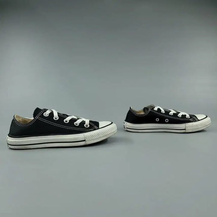 [BUNJANG] Converse Chuck Taylor All Star Classic Black Canvas Sneakers / 컨버스 척테일러 올스타 클래식 블랙 M9166C 캔버스 단화 스니커즈 운