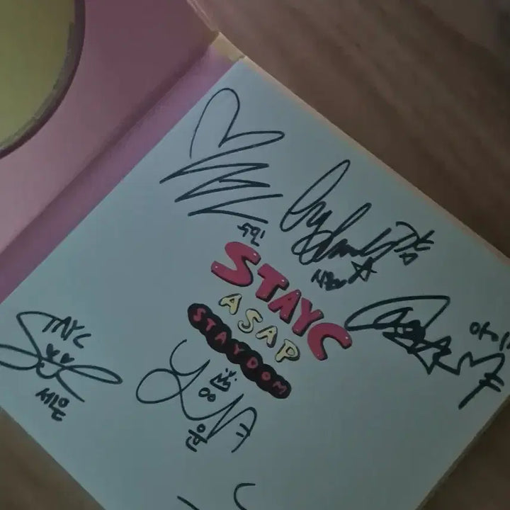 [BUNJANG] STAYC ASAP Signed Album / 스테이씨 ASAP(에이셉) 친필 싸인 앨범