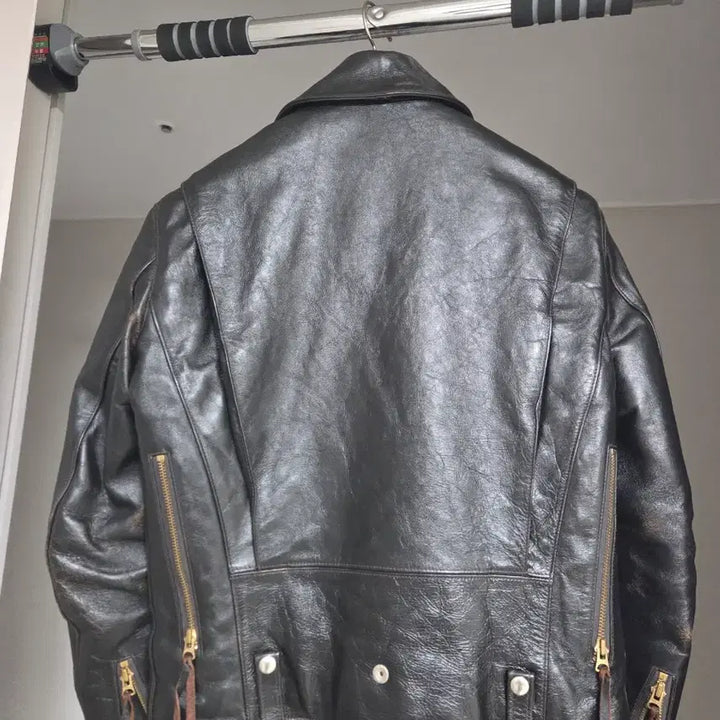 [BUNJANG] Masterfilm Roadchamp Horsehide Leather Jacket / 마스터필름 로드챔프 홀스하이드 말가죽자켓 36