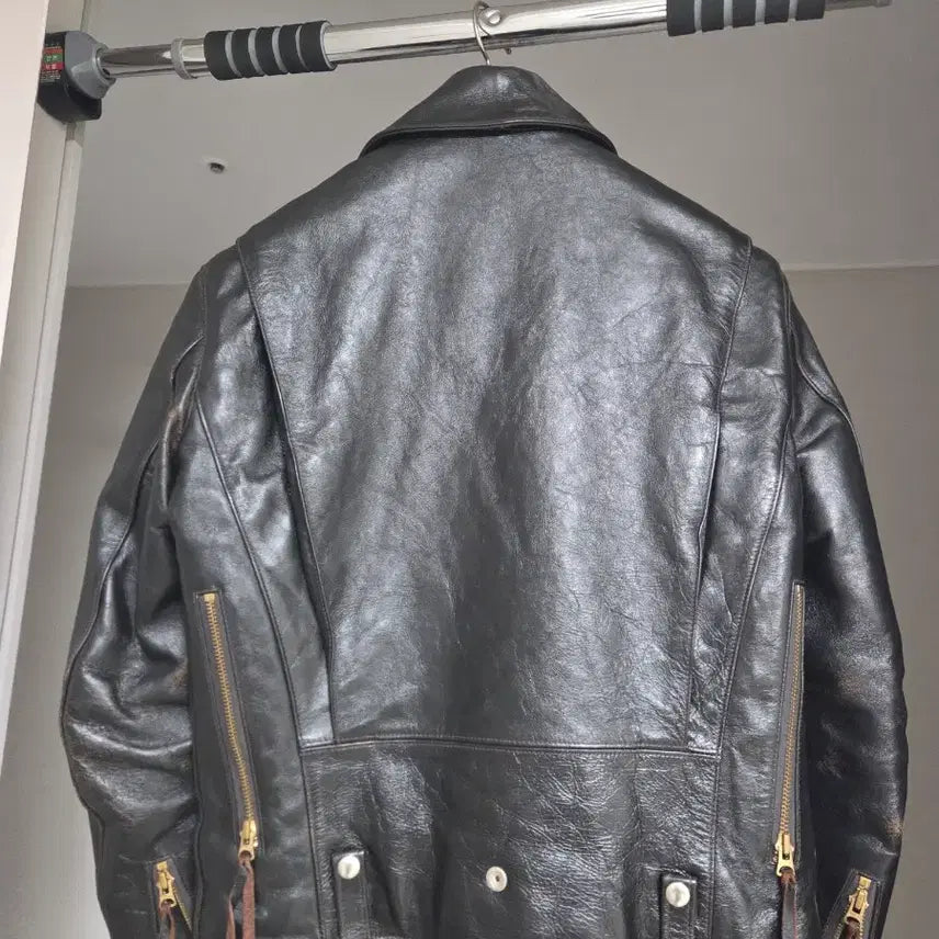 [BUNJANG] Masterfilm Roadchamp Horsehide Leather Jacket / 마스터필름 로드챔프 홀스하이드 말가죽자켓 36