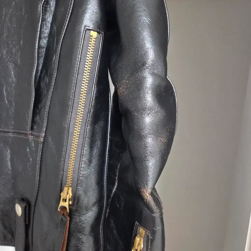[BUNJANG] Masterfilm Roadchamp Horsehide Leather Jacket / 마스터필름 로드챔프 홀스하이드 말가죽자켓 36