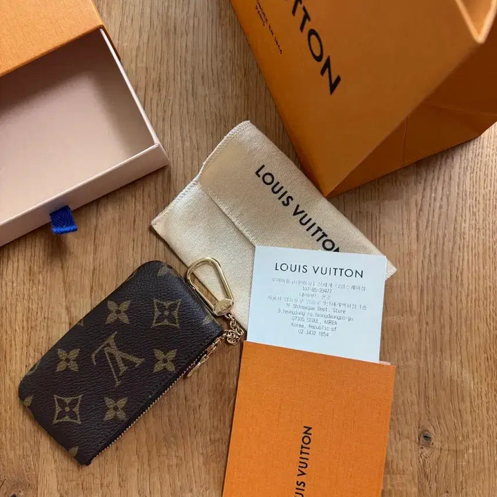 [BUNJANG] Louis Vuitton Monogram Key Pouch Full Set / 루이비통 모노그램 키 파우치 풀세트