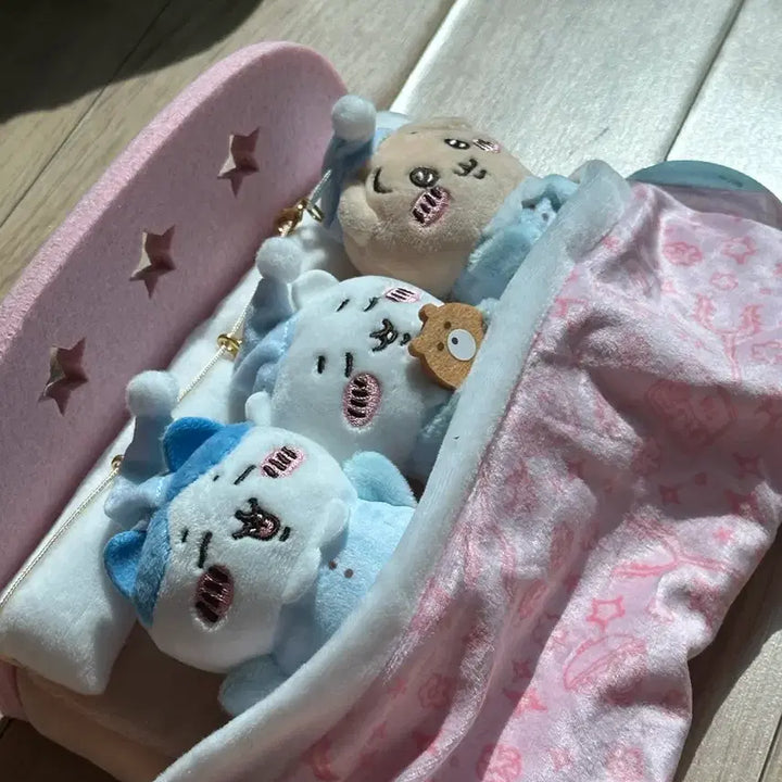 [BUNJANG] Manjakgui Chiikawa Hachiware Usagi Bed Set / 만작귀 침대 세트 치이카와 하치와레 우사기