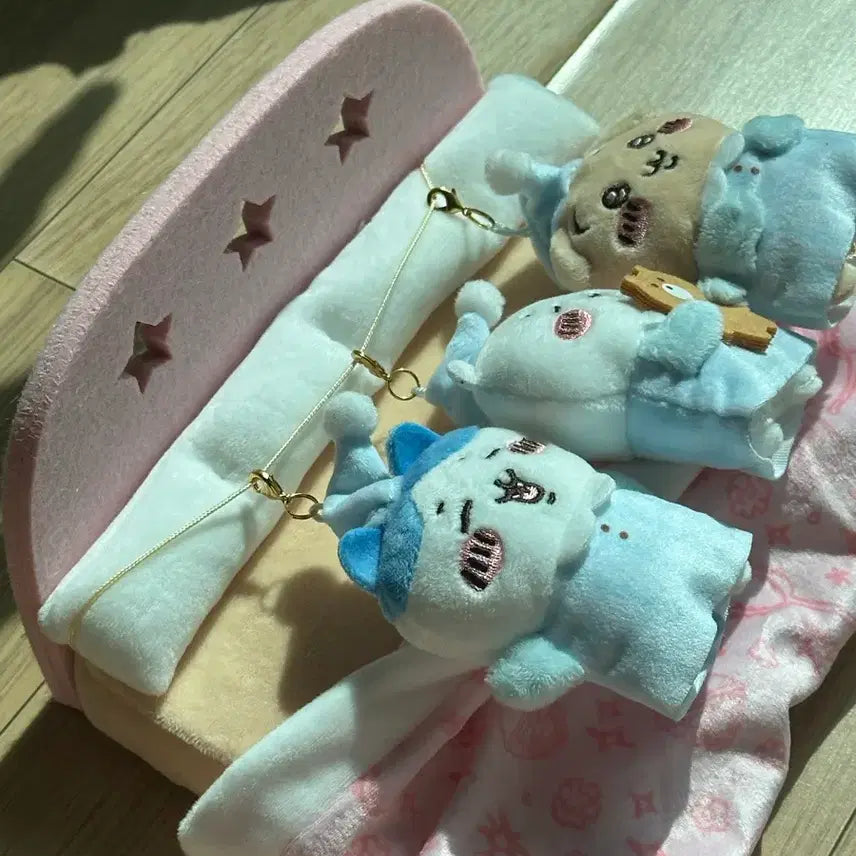 [BUNJANG] Manjakgui Chiikawa Hachiware Usagi Bed Set / 만작귀 침대 세트 치이카와 하치와레 우사기