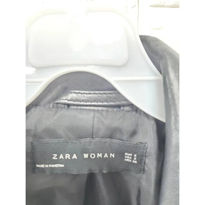 [BUNJANG] ZARA Lambskin Leather Jacket / S 자라 ZARA 양가죽 자켓 램스킨 레더자켓 C201