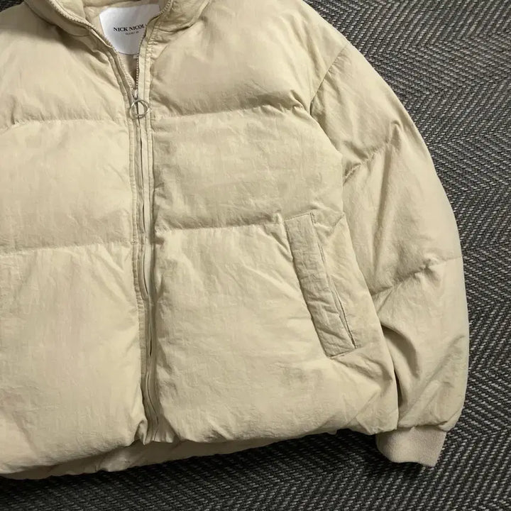 [BUNJANG] NICK NICOLE Beige Short Padded Jacket / NICK NICOLE 베이지 숏 패딩 자켓y 4660