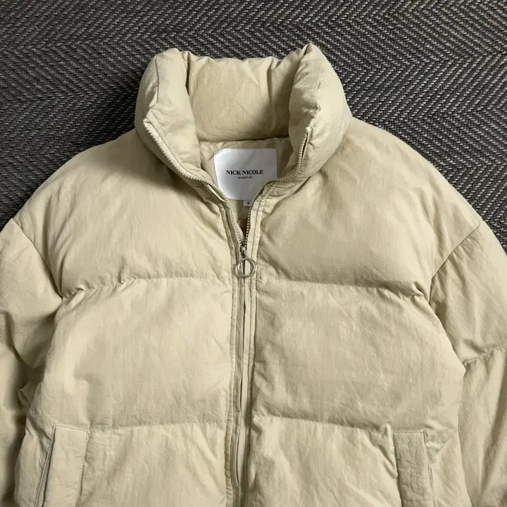 [BUNJANG] NICK NICOLE Beige Short Padded Jacket / NICK NICOLE 베이지 숏 패딩 자켓y 4660