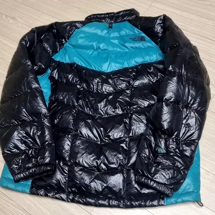 [BUNJANG] The North Face Lightweight Down Jacket (105) / 빈티지 노스페이스 블랙/블루 거의털 경량패딩 점퍼(105)