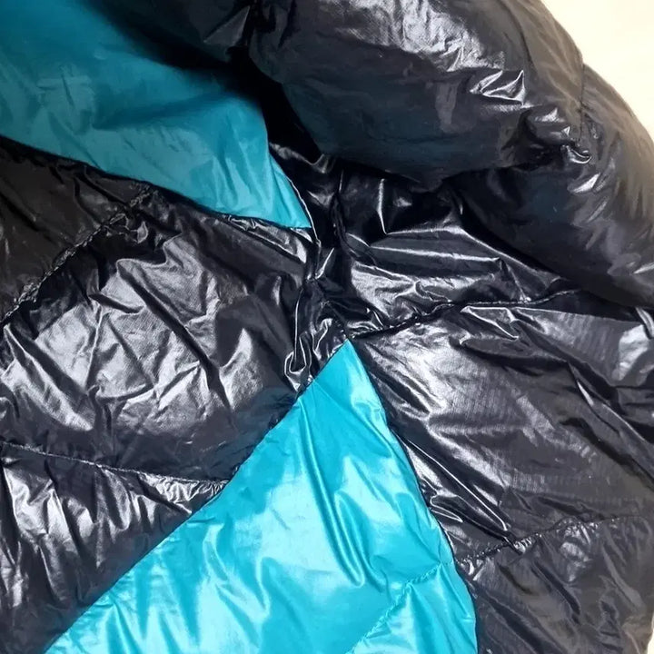 [BUNJANG] The North Face Lightweight Down Jacket (105) / 빈티지 노스페이스 블랙/블루 거의털 경량패딩 점퍼(105)