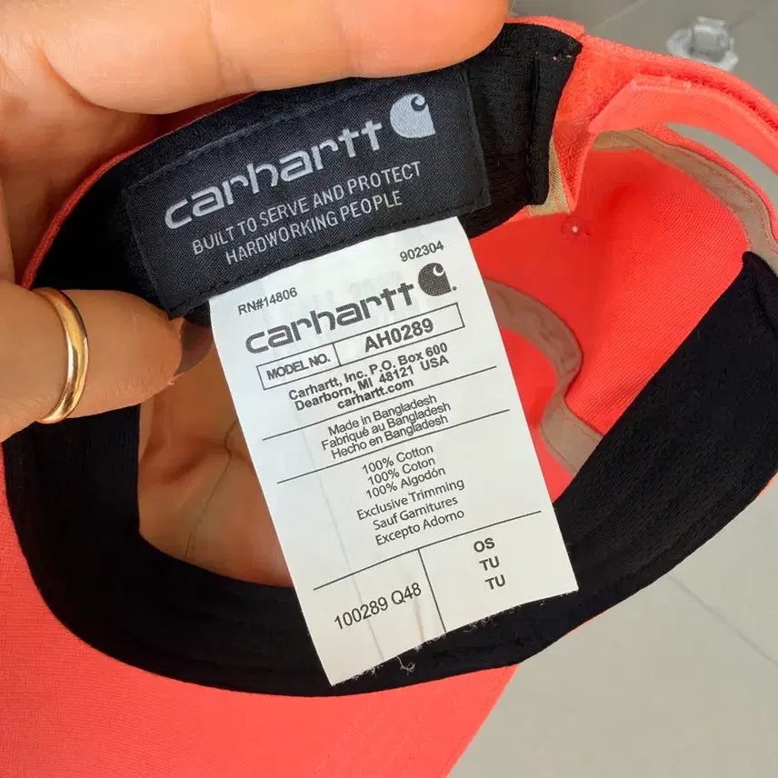 [BUNJANG] Carhartt Hat Fluorescent Orange Men&
