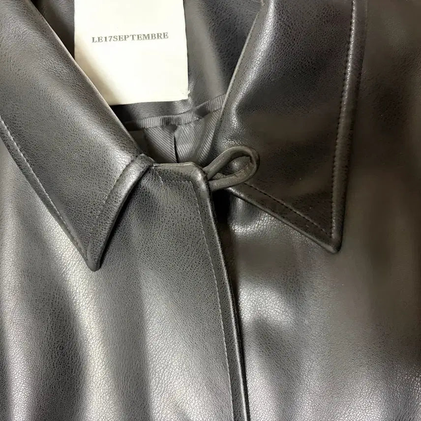 [BUNJANG] LE17SEPTEMBRE Vegan Leather Half Coat / le17septembre VEGAN LEATHER HALF COATE