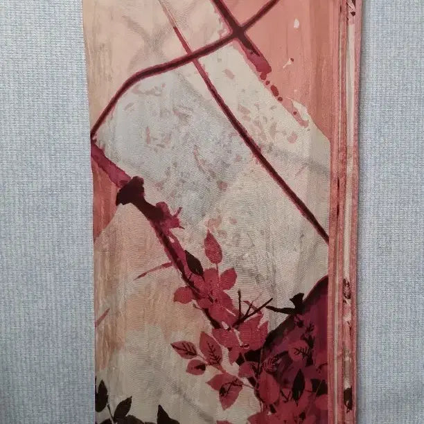 [BUNJANG] Floral Pattern Long Scarf Shawl / 플라워 패턴 롱 스카프 숄 60X178