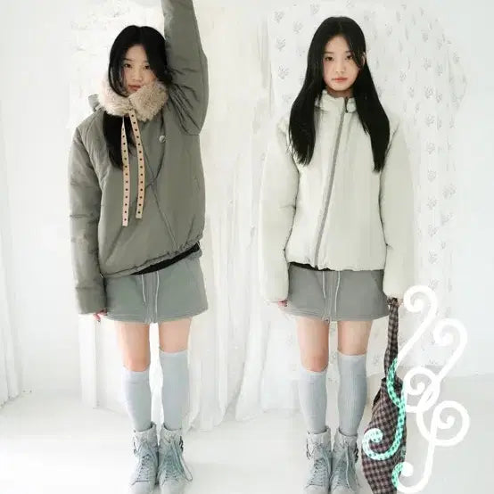 [BUNJANG] In&amp;Yang Inharmony Reversible Lightweight Padded Jacket / 인앤양인하모니 리버시블 경량패딩 자켓 피스타치오 모카