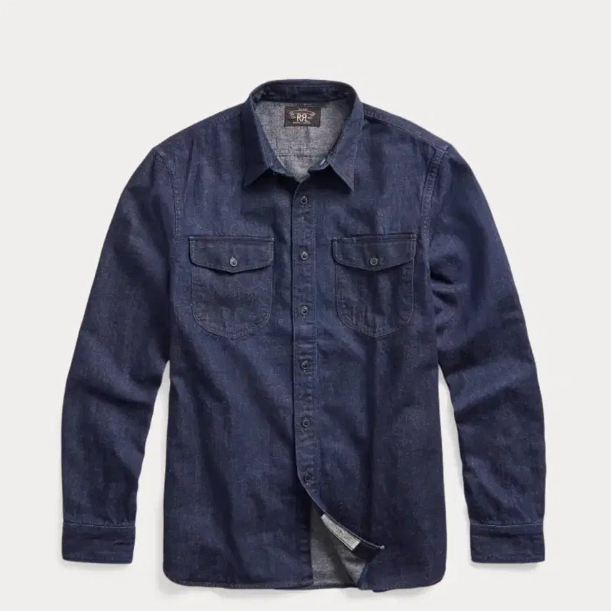 [BUNJANG] RRL Denim Work Shirt L / Rrl 데님 워크 셔츠 L 판매 및 M으로 교환