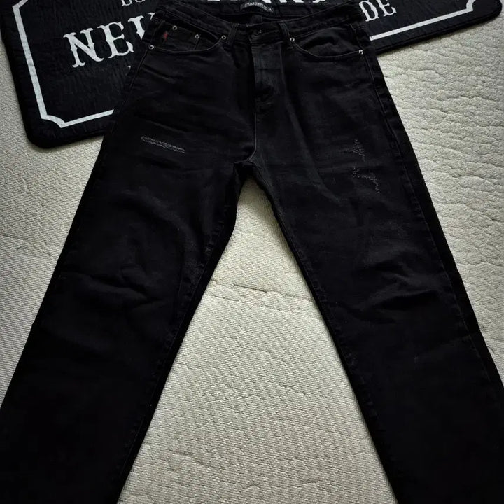 [BUNJANG] Unice Design Perfect Fit Denim Pants Black L / 유니스디자인 퍼펫트핏 데님 팬츠 블랙  L 팝니다.
