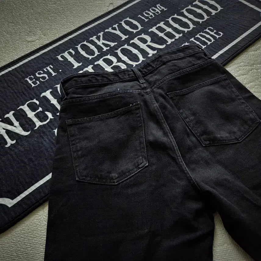 [BUNJANG] Unice Design Perfect Fit Denim Pants Black L / 유니스디자인 퍼펫트핏 데님 팬츠 블랙  L 팝니다.