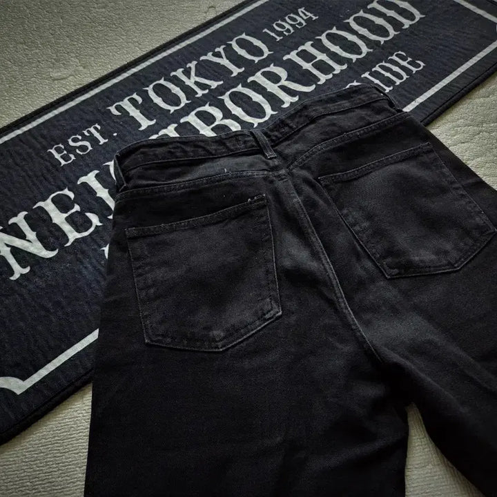 [BUNJANG] Unice Design Perfect Fit Denim Pants Black L / 유니스디자인 퍼펫트핏 데님 팬츠 블랙  L 팝니다.