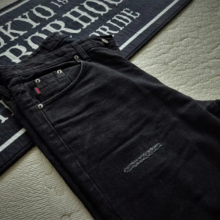 [BUNJANG] Unice Design Perfect Fit Denim Pants Black L / 유니스디자인 퍼펫트핏 데님 팬츠 블랙  L 팝니다.